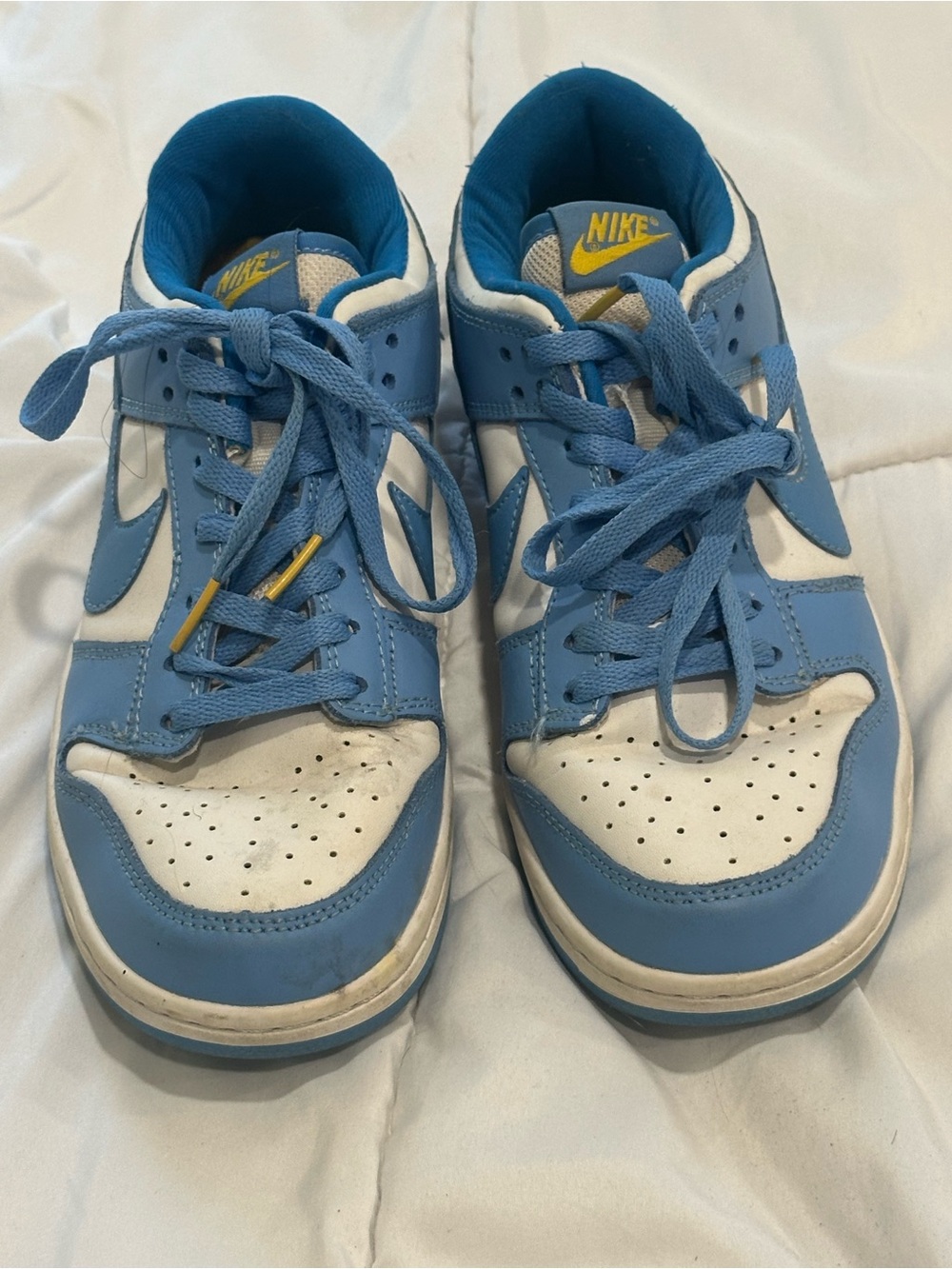 Nike Dunk High Blue Chill White Blue Sneakers Size [7]
